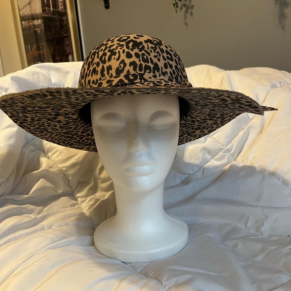 Cheetah print hat